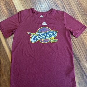 Adidas Kids Cleveland Cavaliers Maroon T-Shirt